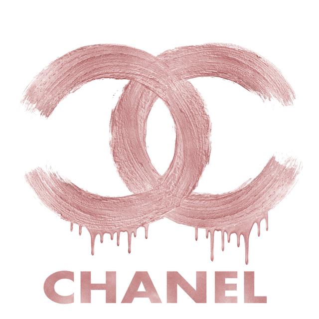 Fashion Logo Pink Blush Wall Art Production Network Size: 30cm H x 30cm W on Productcaster.