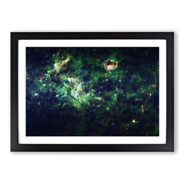 Universe Vol.33 in Abstract - Picture Frame Graphic Art Print East Urban Home Frame Option: Black Framed, Size: 27cm H x 36cm W x 2cm D on Productcaster.