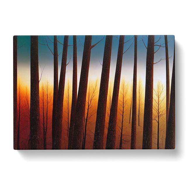 Soulful Winter Forest - Wrapped Canvas Graphic Art Alpen Home Size: 50cm H x 76cm W x 3cm D on Productcaster.