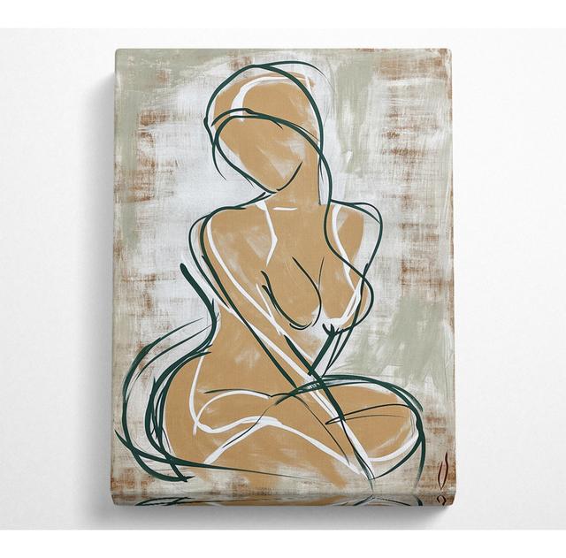 Nude Drawing - No Frame Art Prints on Canvas Metro Lane Size: 81.3cm H x 50.8cm W on Productcaster.