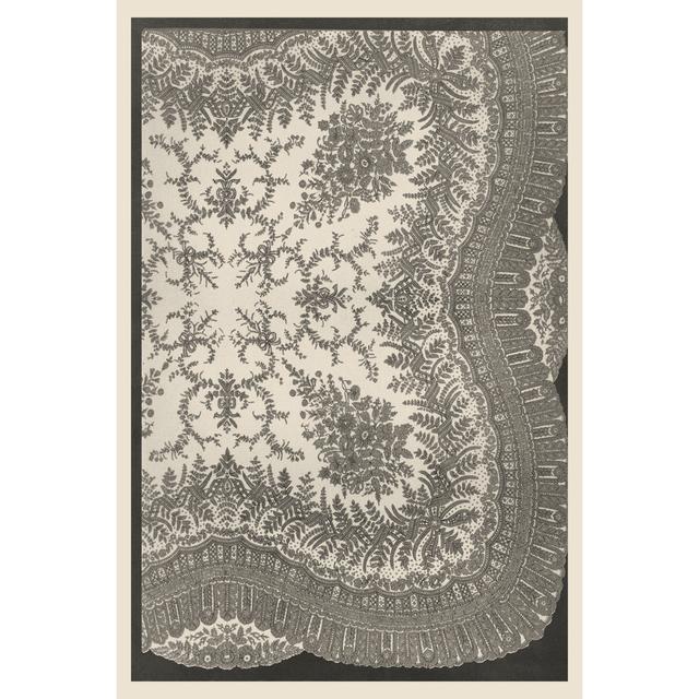 Vintage Lace IV by J.B. Waring - Wrapped Canvas Graphic Art Marlow Home Co. Size: 122cm H x 81cm W on Productcaster.