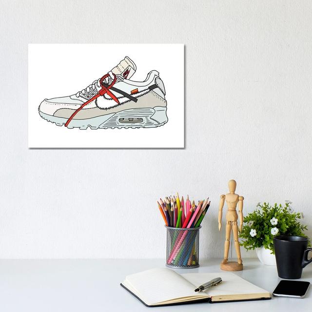 Leinwandbild Sneaker III von Nick Cocozza Ebern Designs Format: Leinwandbild, Größe: 20,32 cm H x 30,48 cm B x 1,91 cm T on Productcaster.