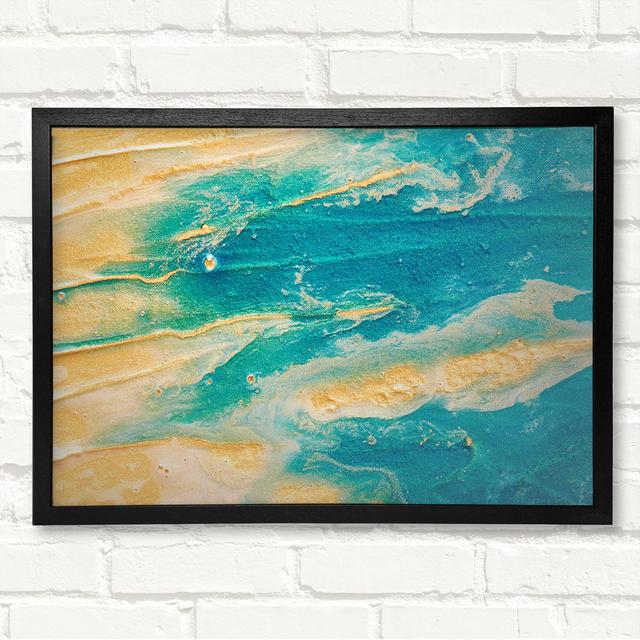 The Ocean Sands Framed Print Ivy Bronx Size: 59.7cm H x 84.1cm W on Productcaster.