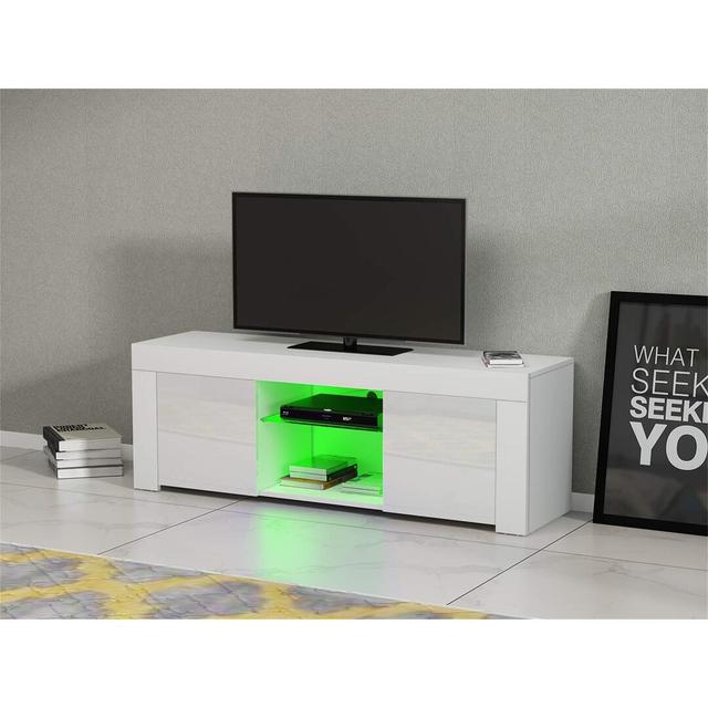 Nesmith TV Stand for TVs up to 50" Metro Lane Colour: White on Productcaster.