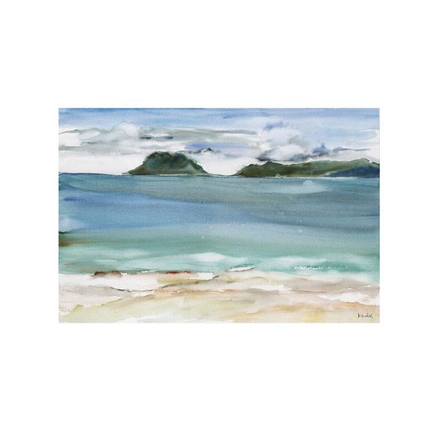 Serene Day by Nacha Cassinello - Wrapped Canvas Painting Print on Fabric Highland Dunes Size: 60cm H x 90cm W x 3cm D on Productcaster.