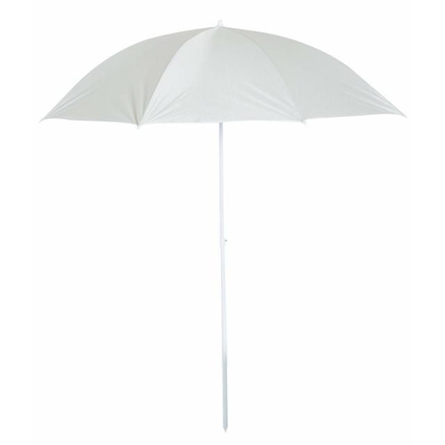 Stella 2.2m Beach Parasol Freeport Park Colour: Cream White/White on Productcaster.