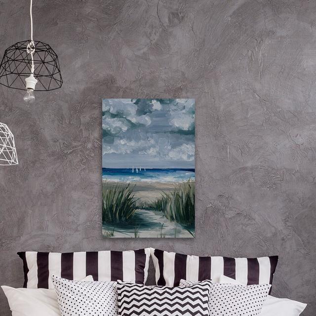 'Seaside Grass' Acrylic Painting Print on Wrapped Canvas East Urban Home Size: 152cm H x 101cm W on Productcaster.