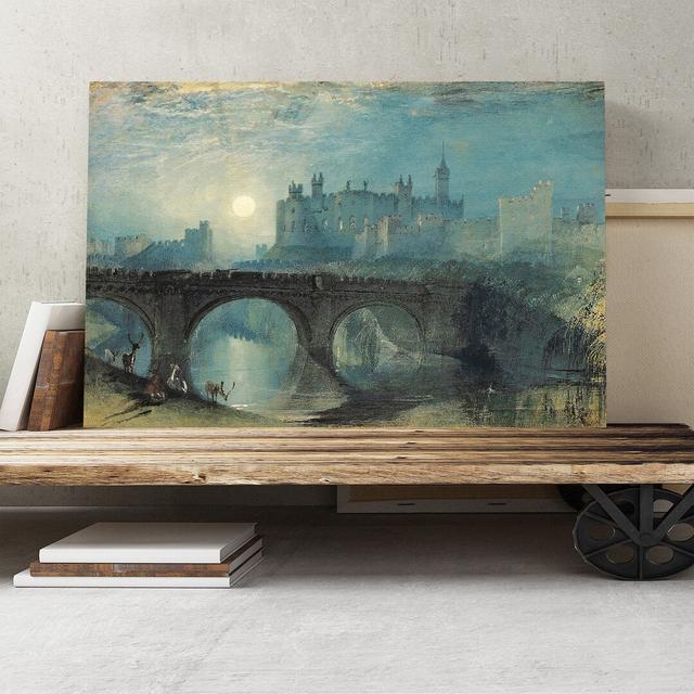 Alnwick Castle' by J.M.W. Turner Painting Print on Canvas East Urban Home Size: 50cm H x 76cm W on Productcaster.