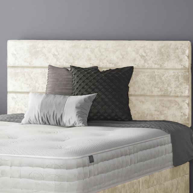 Brand Upholstered Headboard Fairmont Park Colour: Cream, Size: Super King (6') on Productcaster.