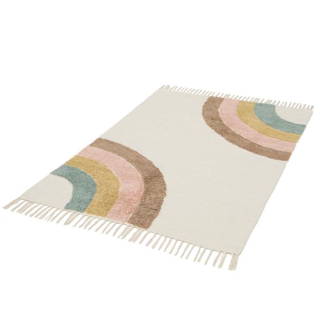 Geraghty Rainbow Childrens Area Rug Isabelle & Max Rug Size: Rectangle 75 x 150cm on Productcaster.