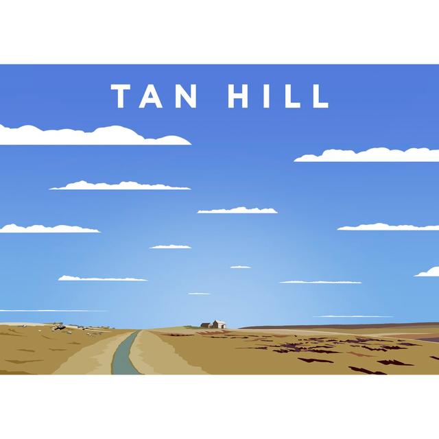 Tan Hill by Richard O'Neil - Graphic Art Print on Paper East Urban Home Format: No Frame, Size: 30 cm H x 40 cm W x 1 cm D on Productcaster.