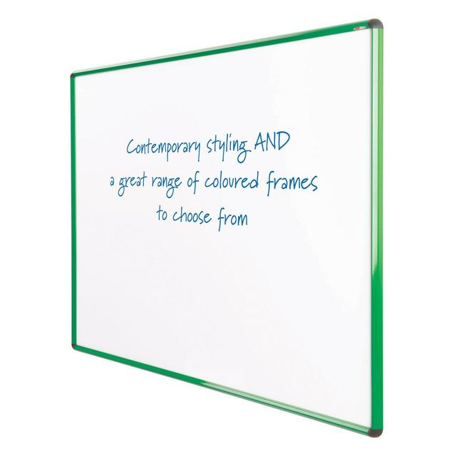 Wall Mounted Whiteboard Symple Stuff Colour: Green, Size: 120cm H x 120cm W on Productcaster.