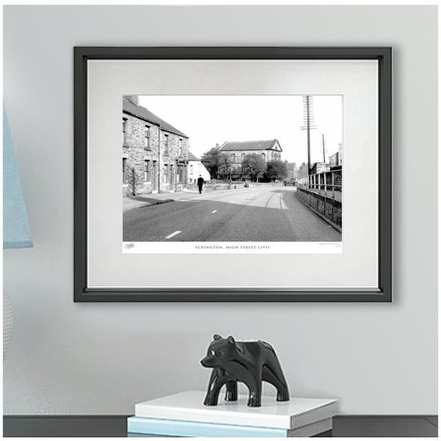 Eckington, High Street C1955' - Picture Frame Photograph Print on Paper The Francis Frith Collection Size: 45cm H x 60cm W x 2.3cm D on Productcaster.