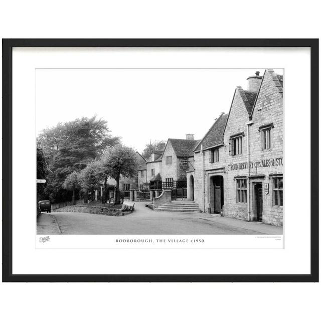 'Rodborough, the Village C1950' by Francis Frith - Picture Frame Photograph Print on Paper The Francis Frith Collection Size: 45cm H x 60cm W x 2.3cm on Productcaster.