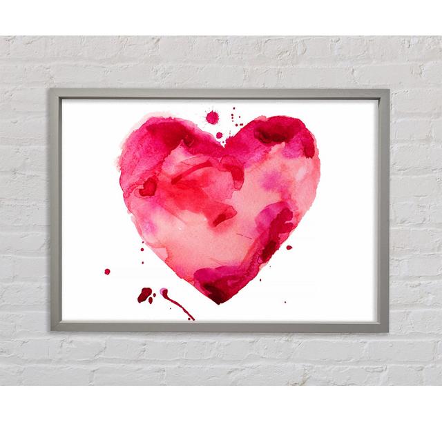 Heart Of Hearts - Single Picture Frame Art Prints on Canvas Bright Star Size: 100cm H x 141.4cm W x 3.3cm D on Productcaster.