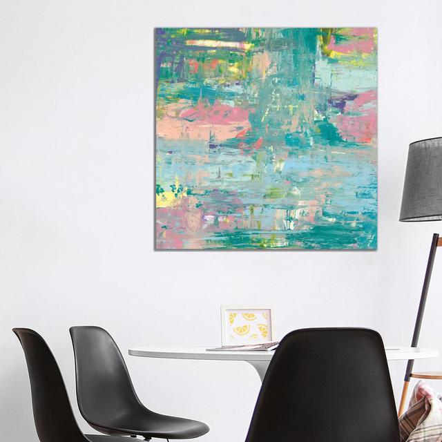 Islands Abstract I by Piper Rhue - Wrapped Canvas Gallery-Wrapped Canvas Giclée Metro Lane Size: 93.98cm H x 93.98cm W x 3.81cm D on Productcaster.