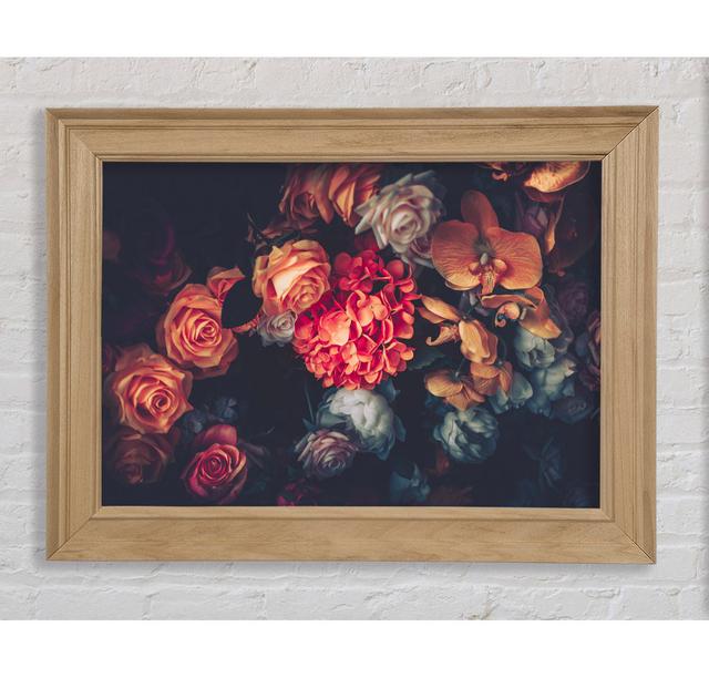 Autumn Coloure Flowers - Single Picture Frame Art Prints Bright Star Size: 84.1cm H x 142.2cm W x 8cm D on Productcaster.