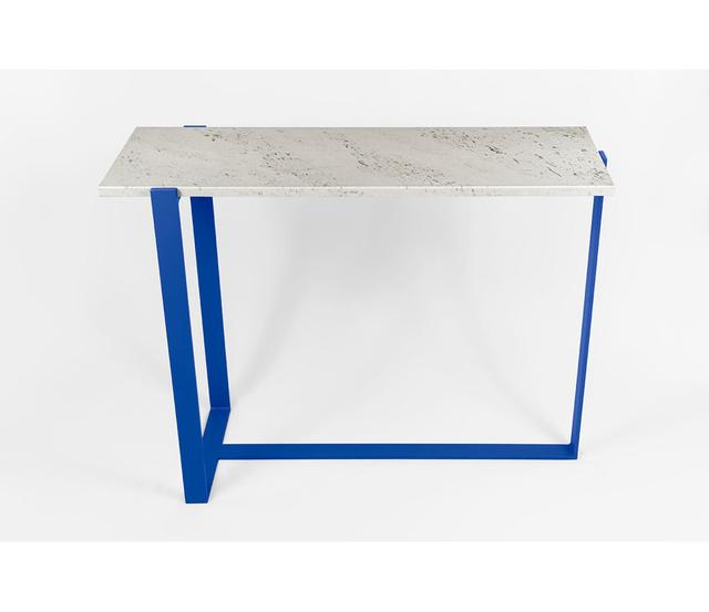 Jakkele 100Cm Console Table Ebern Designs Table Base Colour: Blue on Productcaster.