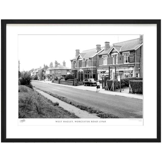 'West Hagley, Worcester Road C1960' by Francis Frith - Picture Frame Photograph Print on Paper The Francis Frith Collection Size: 45cm H x 60cm W x 2. on Productcaster.