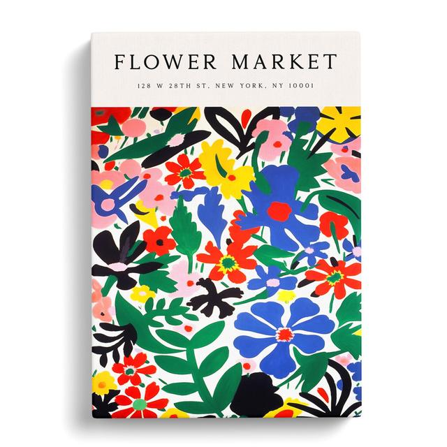 New York Flower Market Exhibition No.2 George Oliver Size: 60cm H x 40cm W x 3cm D on Productcaster.