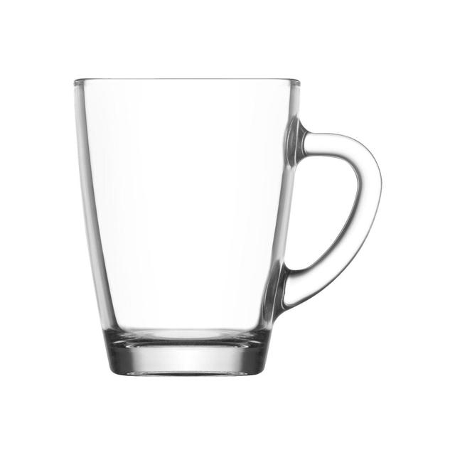 LAV - Vega Glass Coffee Mugs - 300ml (Set of 12) LAV on Productcaster.