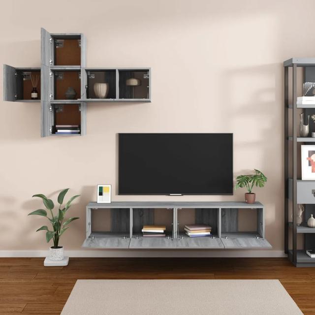 Klass TV Stand for TVs up to 65" Brayden Studio Colour: Grey on Productcaster.