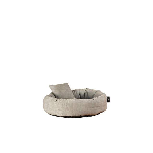 Hundebett SILVIO design Colour: Grey, Size: Medium (90cm W x 90cm D x 19cm H) on Productcaster.