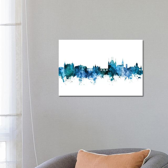 Port Elizabeth, South Africa Skyline by Michael Tompsett - Wrapped Canvas Art Prints Latitude Run Size: 45.72cm H x 66.04cm W x 3.81cm D on Productcaster.