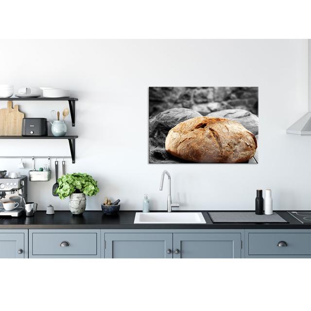 Crispy Bread - No Frame Print on Glass Brayden Studio Size: 70cm H x 100cm W on Productcaster.