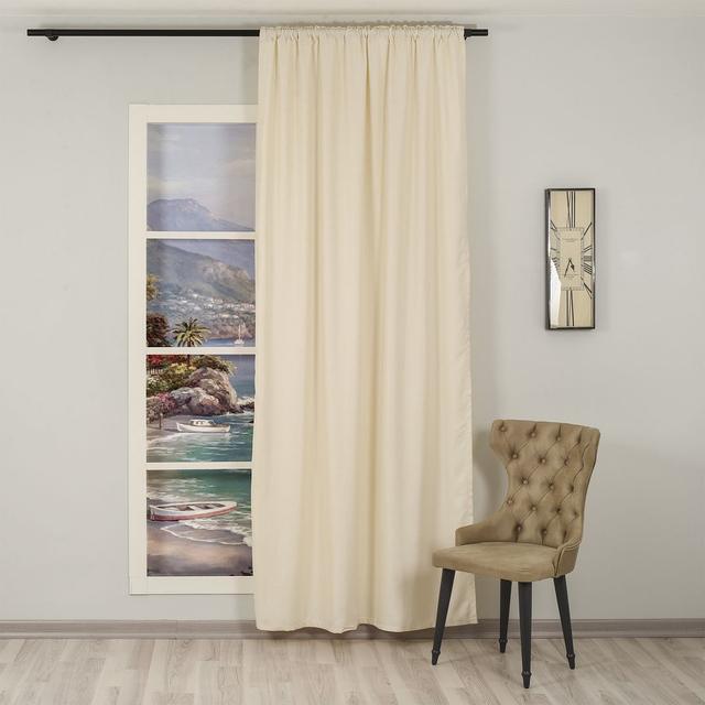 Extra langer & extra breiter Deko-Vorhang Lilijan Home & Curtain Vorhang-Farbe: Lila, Panel-Größe: 280 cm Breite x 265 cm Höhe on Productcaster.