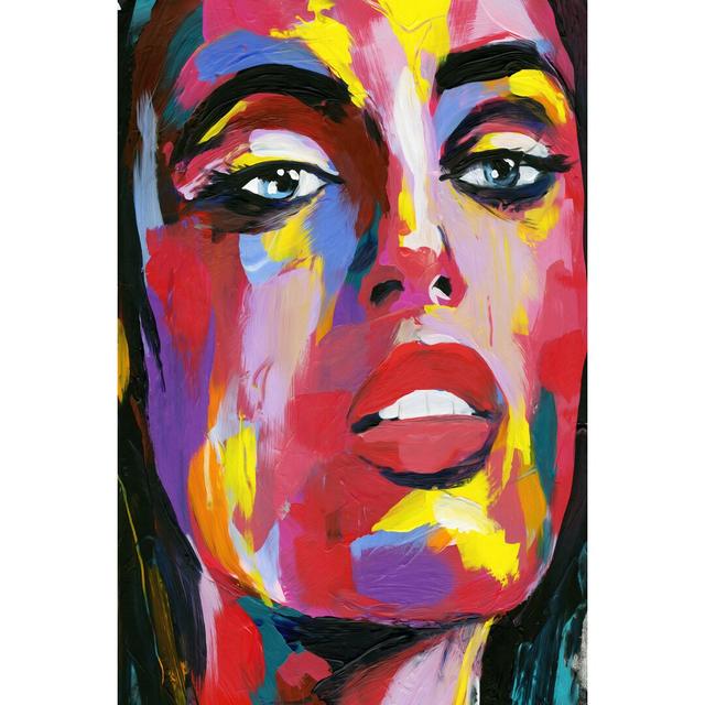 Prismatic Pout III by Annie Warren - Wrapped Canvas Graphic Art Canora Grey Size: 91cm H x 61cm W on Productcaster.