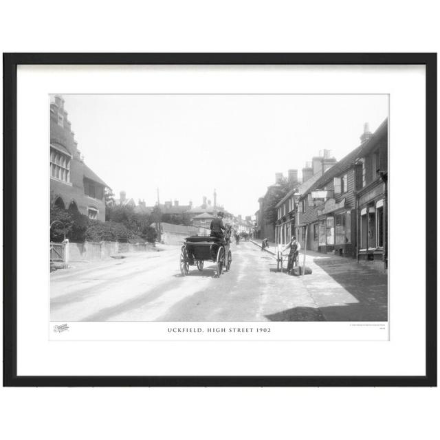 'Uckfield, High Street 1902' by Francis Frith - Picture Frame Photograph Print on Paper The Francis Frith Collection Size: 45cm H x 60cm W x 2.3cm D on Productcaster.