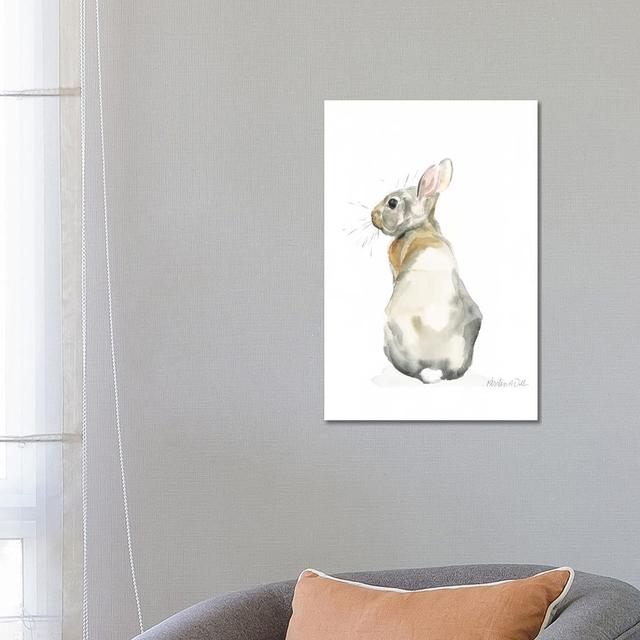 Bunny by - Wrapped Canvas Brambly Cottage Size: 66.04cm H x 45.72cm W on Productcaster.