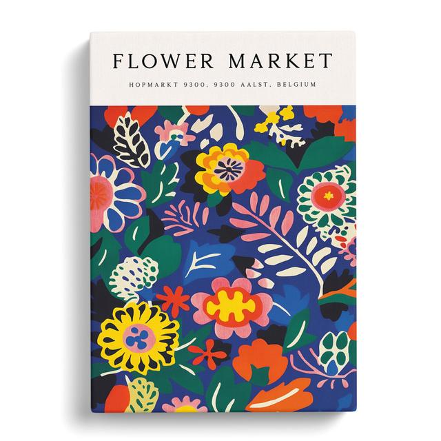 Belgium Flower Market Exhibition No.4 George Oliver Size: 91cm H x 60cm W x 3cm D on Productcaster.