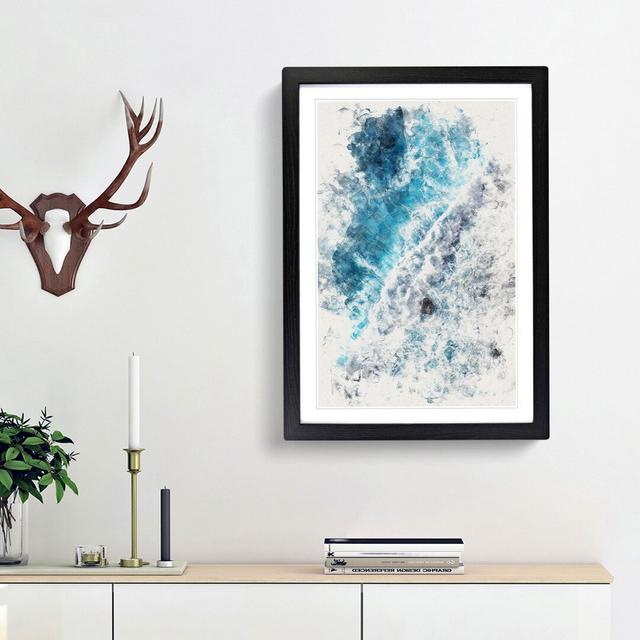 The Beauty of the Ocean - Picture Frame Graphic Art East Urban Home Frame Option: Black Framed, Size: 63cm H x 45cm W x 2cm D on Productcaster.