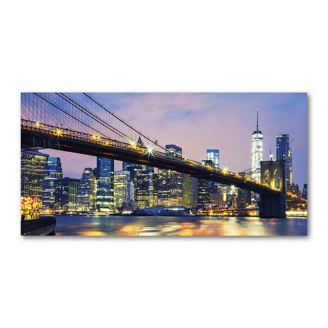 Brooklyn Bridge - Wrapped Canvas Art Prints Latitude Run on Productcaster.