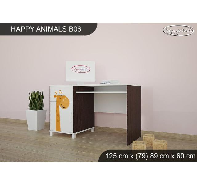 Computertisch Animals Happy Babies Grundfarbe: Kastanie on Productcaster.