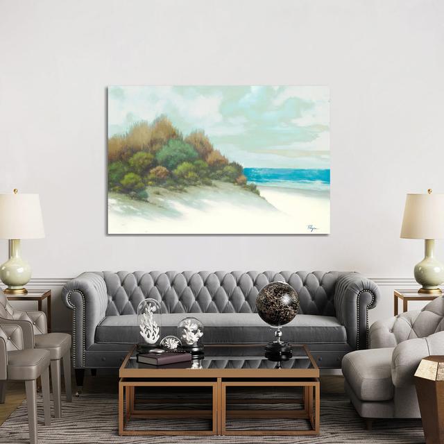 Seashore I by Vivien Rhyan - Painting on Canvas iCanvas Format: Wrapped Canvas, Size: 45.72cm H x 66.04cm W x 1.91cm D on Productcaster.