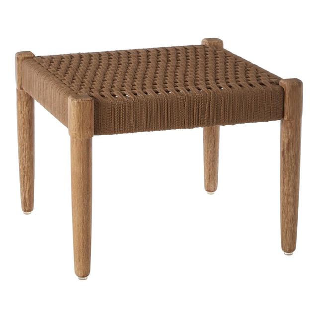 Weber 36 cm Solid Wood Stool Brambly Cottage on Productcaster.