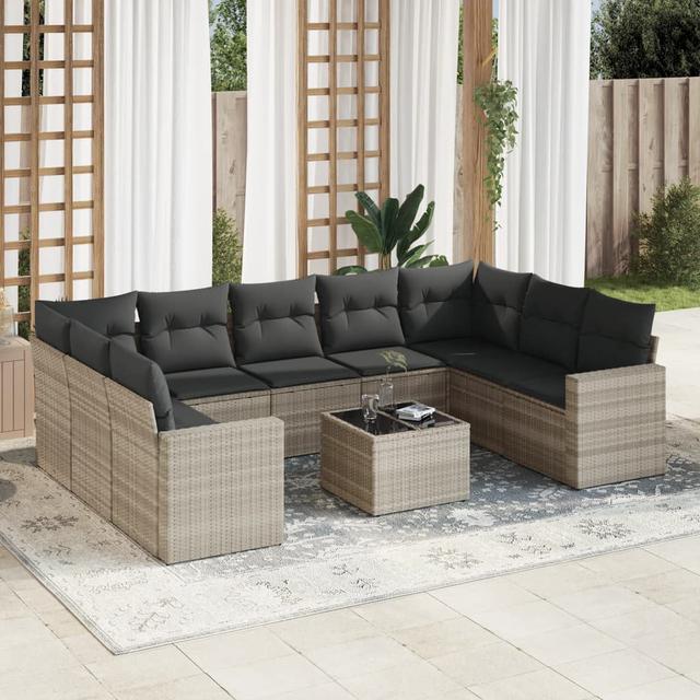 Lounge-Set Bertle aus Polyrattan mit Polster Brayden Studio on Productcaster.