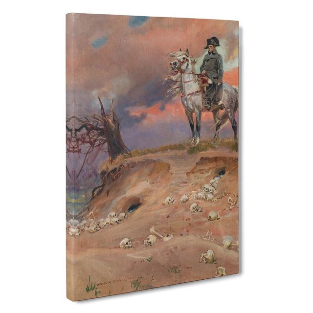 Napoleon by Wojciech Kossak - Wrapped Canvas Painting East Urban Home Size: 60cm H x 40cm W x 3cm D on Productcaster.