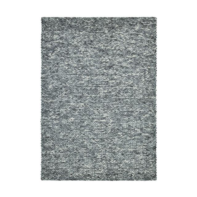 Pinard Solid Colour Hand Woven Hand Loomed Gray Area Rug Ebern Designs Rug Size: Rectangle 170 x 240cm on Productcaster.