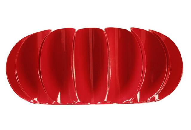 Hansen Design Wall Light Metro Lane Finish: Red on Productcaster.