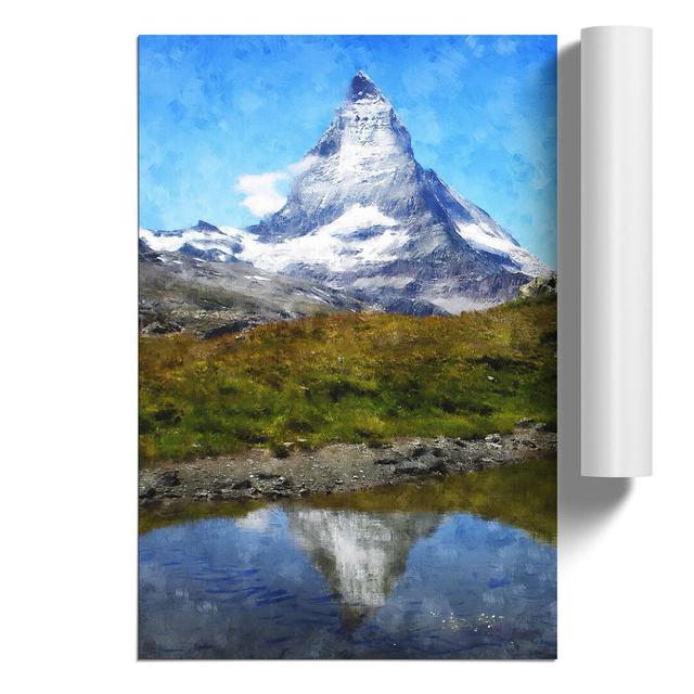 Matterhorn Mountain Vol.3 - No Frame Print East Urban Home Size: 30cm H x 21cm W x 0.1cm D on Productcaster.