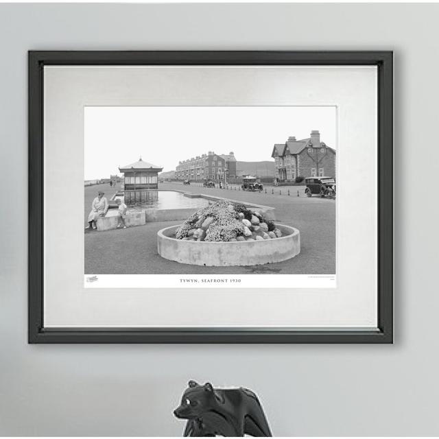 'Tywyn, Seafront 1930' by Francis Frith - Picture Frame Photograph Print on Paper The Francis Frith Collection Size: 28cm H x 36cm W x 2.3cm D on Productcaster.