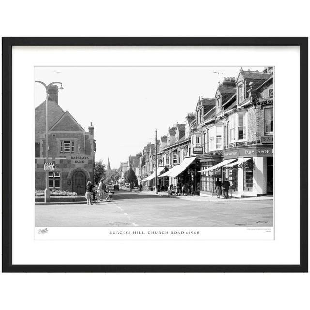 'Burgess Hill, Church Road C1960' by Francis Frith - Picture Frame Photograph Print on Paper The Francis Frith Collection Size: 40cm H x 50cm W x 2.3c on Productcaster.