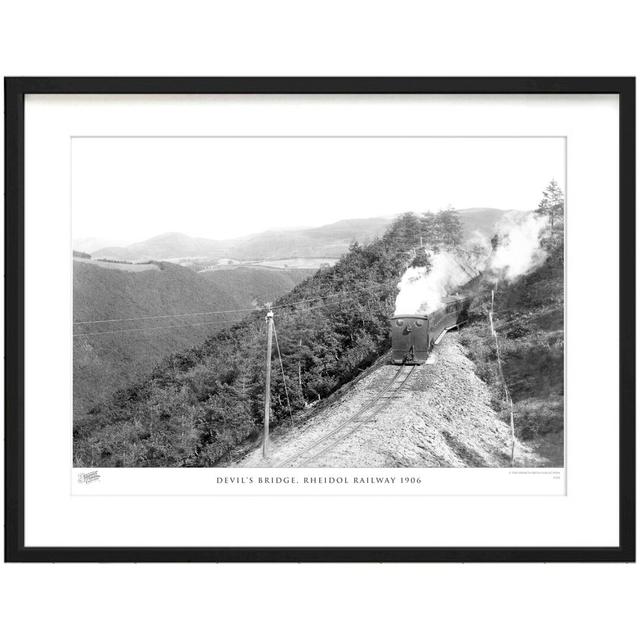 Devil's Bridge, Rheidol Railway 1906 by Francis Frith - Single Picture Frame Print The Francis Frith Collection Size: 40cm H x 50cm W x 2.3cm D on Productcaster.