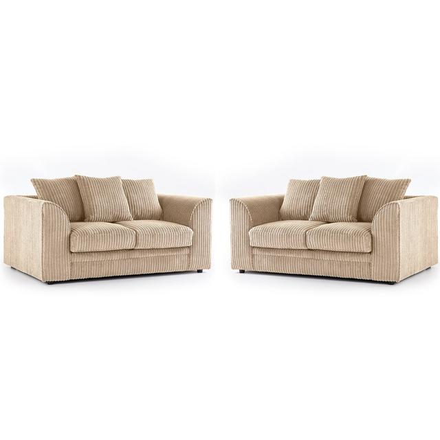 Simsbury 2 - Piece Living Room Set Zipcode Design Upholstery Colour: Coffee on Productcaster.