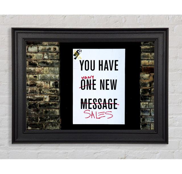 You Have Many New Sales - Single Picture Frame Art Prints Happy Larry Size: 42cm H x 59.7cm W x 8cm D on Productcaster.