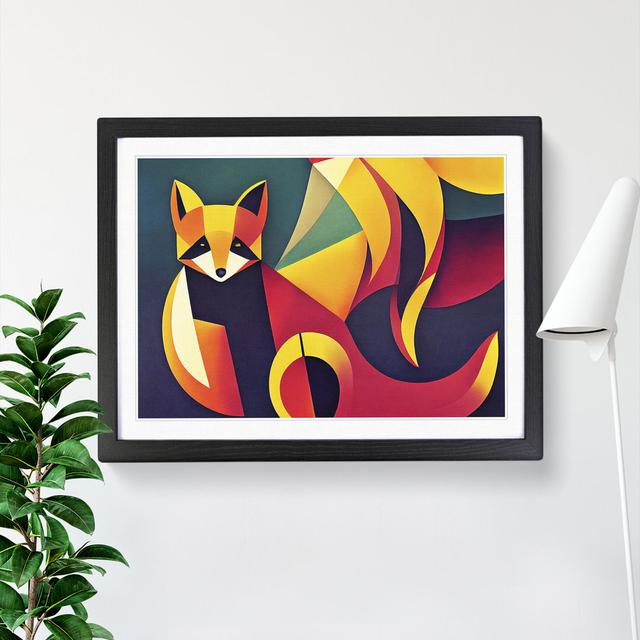 Fox Deco - Single Picture Frame Print Metro Lane Frame Colour: Black, Size: 25cm H x 34cm W x 2cm D on Productcaster.